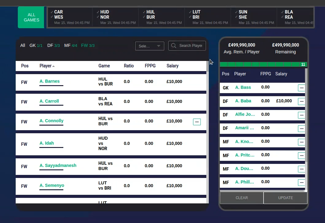 Fantasy Sports Software